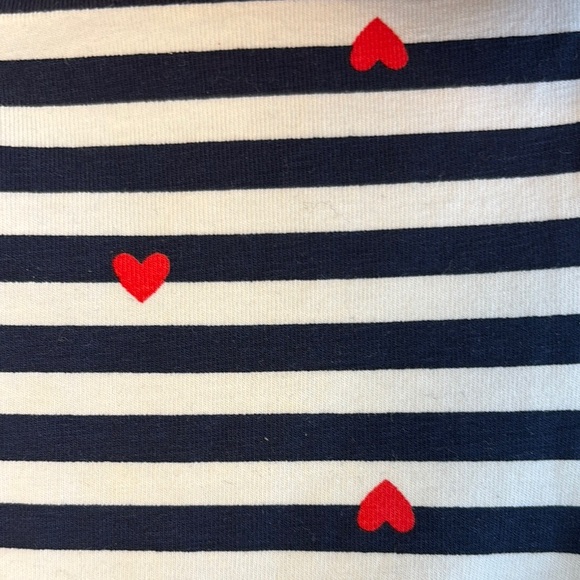 Joe Fresh Blue and White A-Line Long Sleeve Dress - Picture 3 of 3